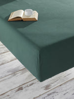 Fitted Sheet, Dark Green
