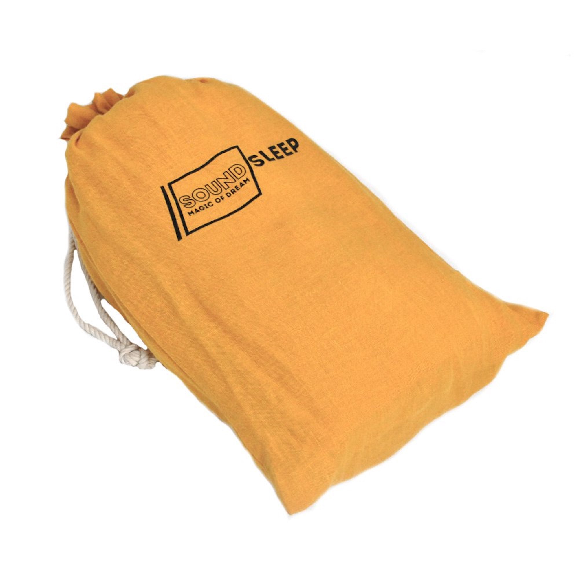 Linen Pillow Case Set, Mustard