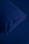 Cotton Pillow Case Set, Navy Blue