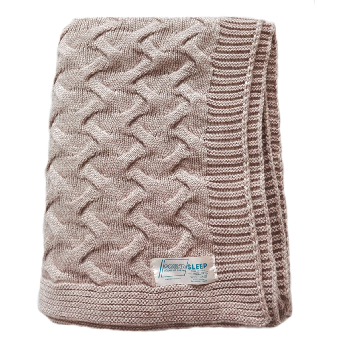 Beige Throw Blanket, Varanaci