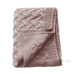 Beige Throw Blanket, Varanaci