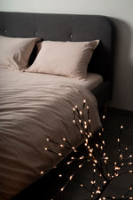 Stonewashed Cotton Bedding Set, Beige