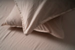 Stonewashed Cotton Bedding Set, Beige