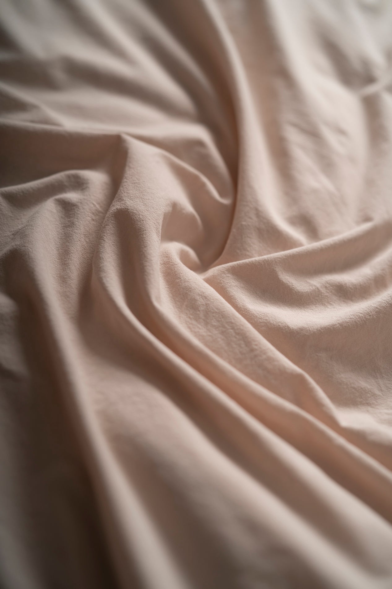 Stonewashed Cotton Bedding Set, Beige