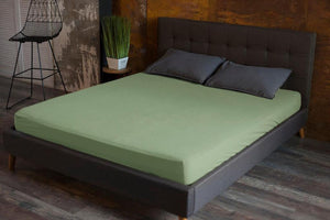 Fitted Sheet, Sage green
