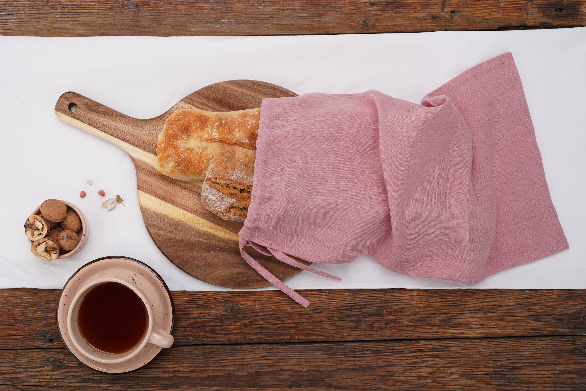 Linen Bread Bag