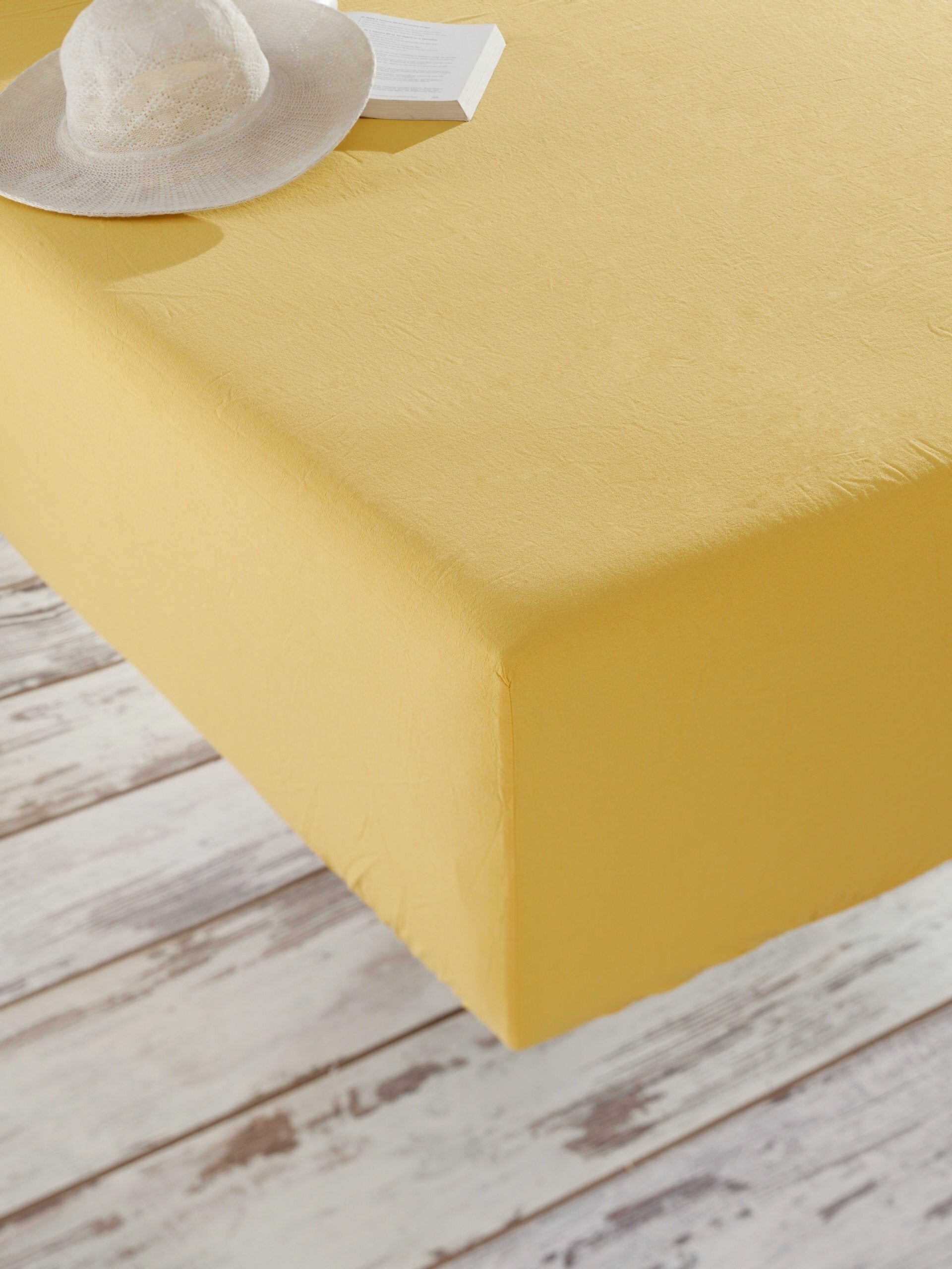 Fitted Sheet, Yellow