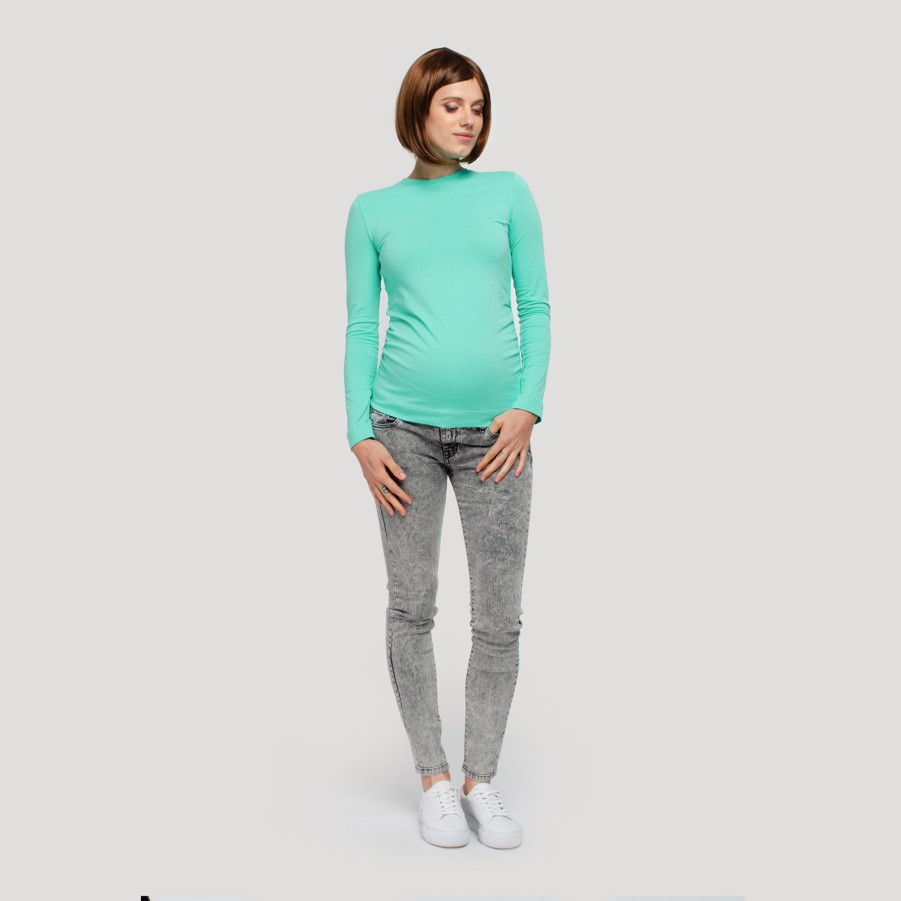 Light Mint Maternity Longsleeve