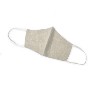 Burnt Orange Face Mask, 100 % Pure Linen, Reusable, Breathable, Soft