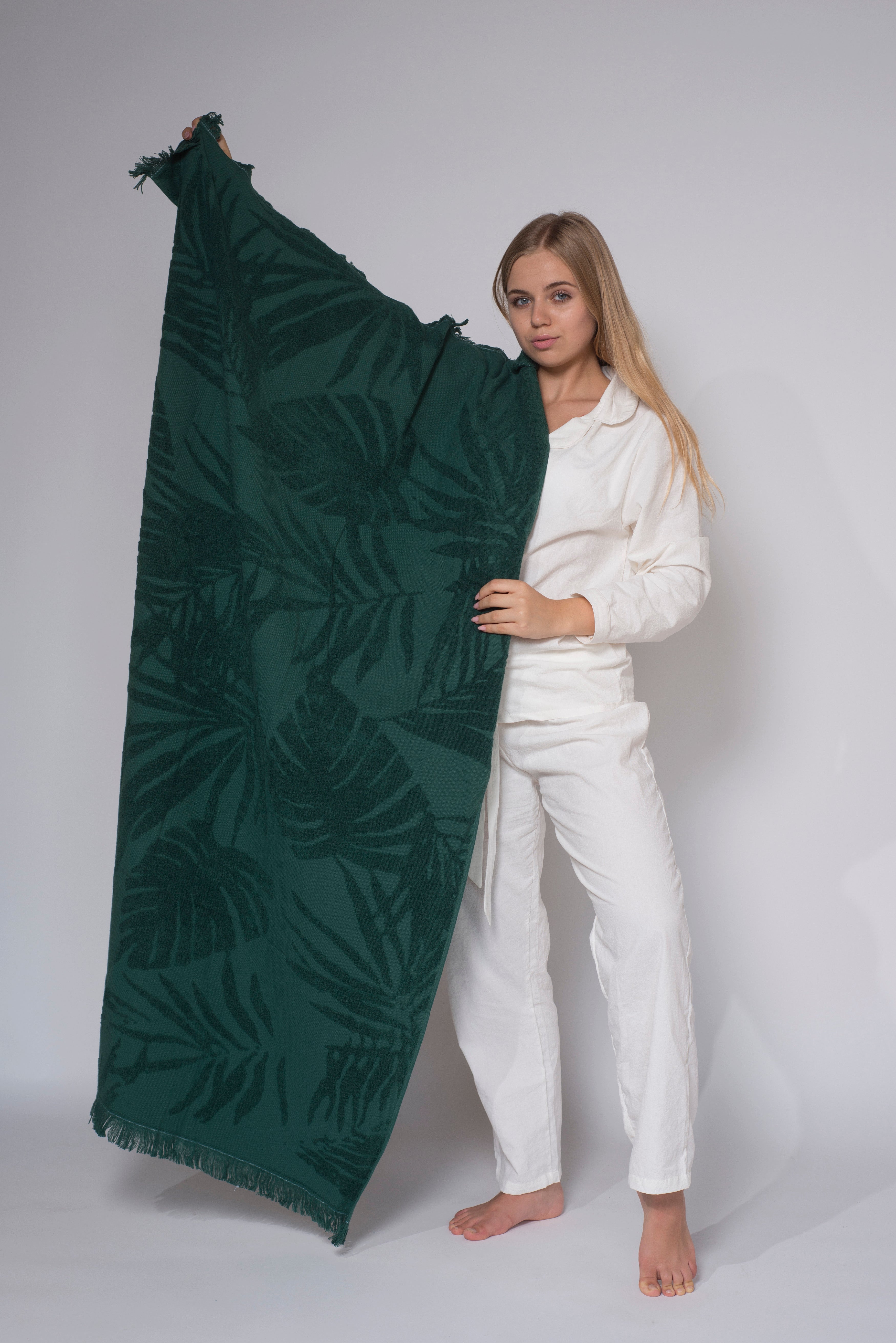 Beach Towel, Hawaii Green
