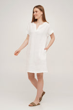 Linen Dress With Pockets