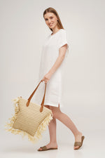Linen Dress With Pockets