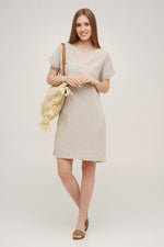 Linen Dress With Pockets