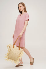 Linen Dress With Pockets