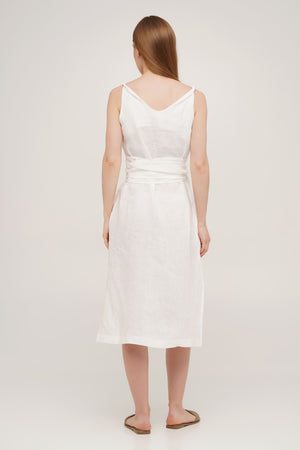 Linen Dress With Pockets