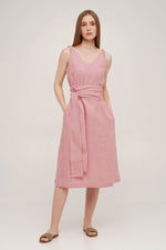 Linen Dress With Pockets