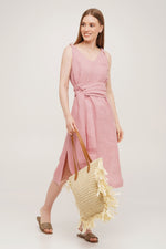 Linen Dress With Pockets