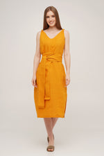 Linen Dress With Pockets