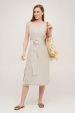 Linen Dress With Pockets