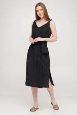 Linen Dress With Pockets
