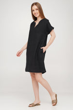 Linen Dress With Pockets