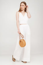 Linen Crop Top
