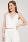 Linen Crop Top