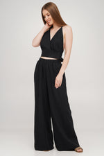 Linen Crop Top