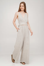 Linen Crop Top