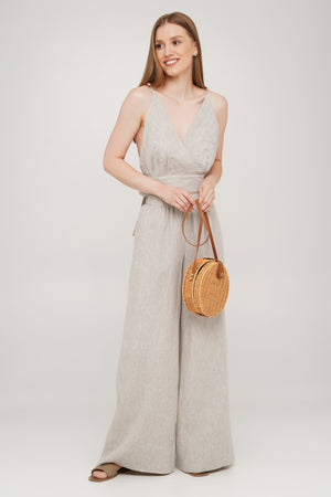 Linen Crop Top