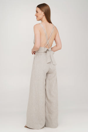 Linen Crop Top