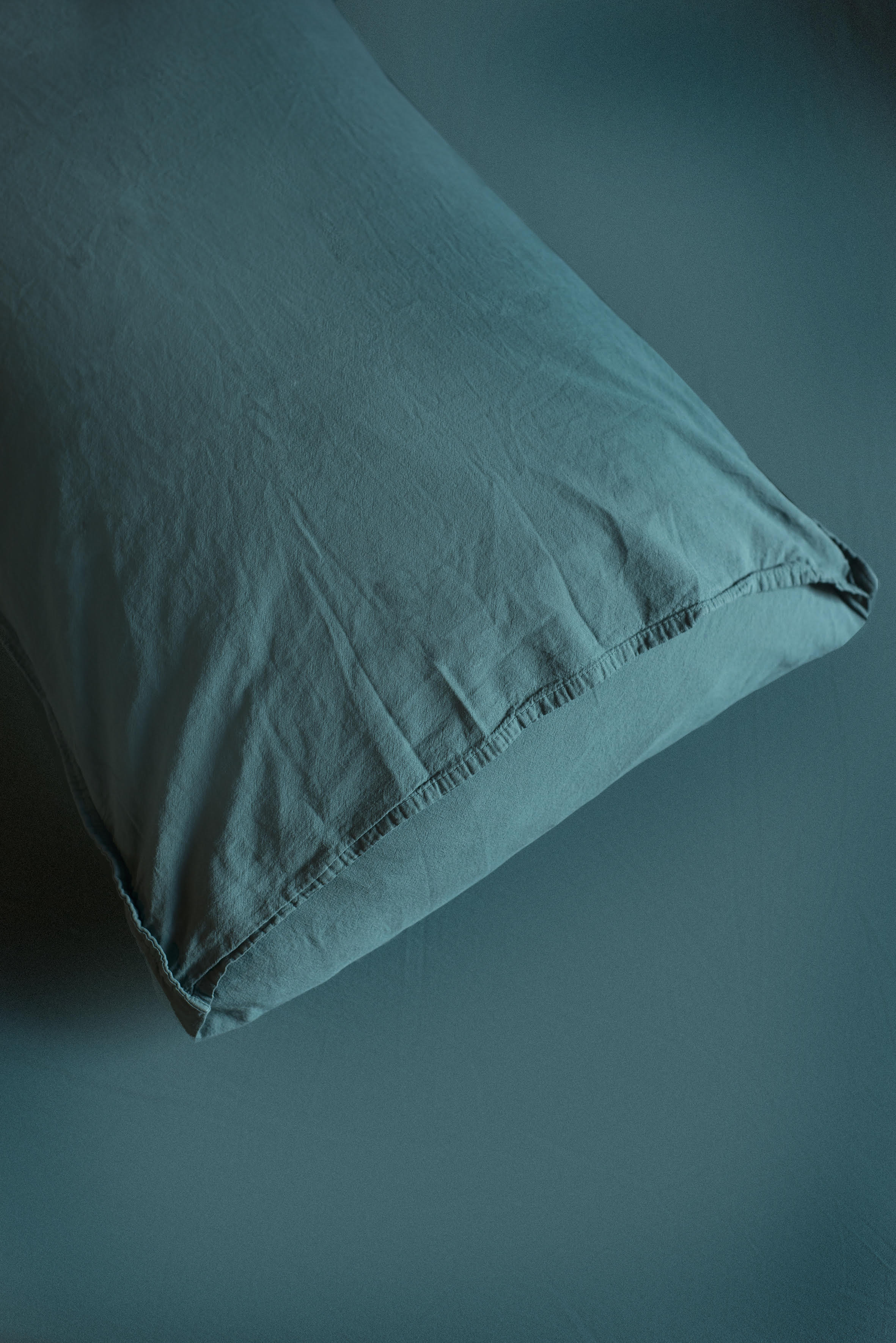 Cotton Pillow Case Set, Dark Green