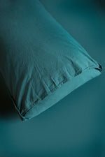 Cotton Pillow Case Set, Dark Green