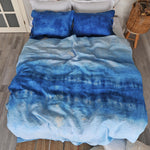 Handmade Duvet Cover Set Blue Sky, Linen