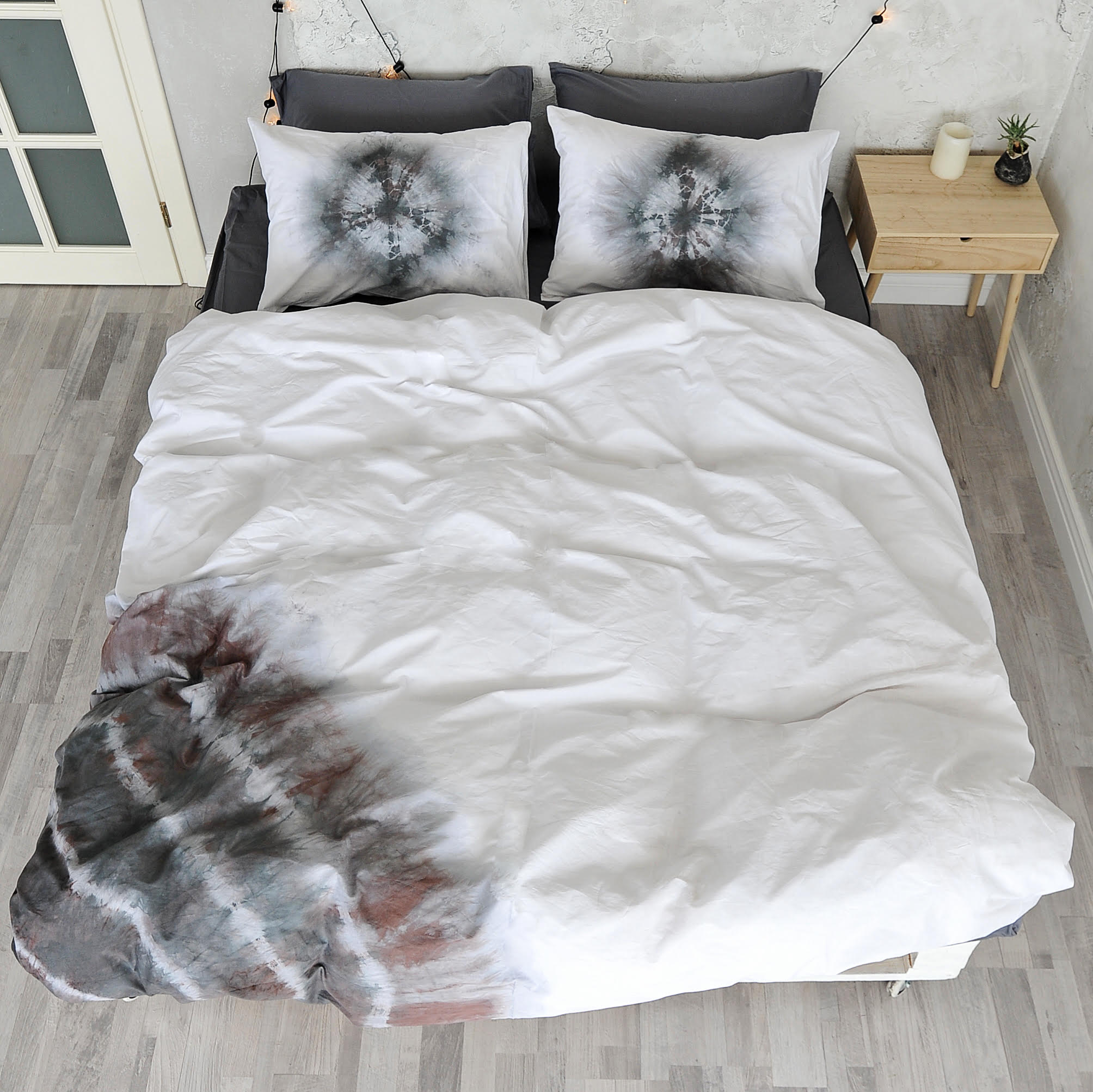 Handmade Duvet Cover Set Yin Yang, Cotton