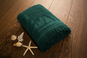 Beach Towel, Hawaii Green