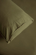 Cotton Pillow Case Set, Capulet Olive