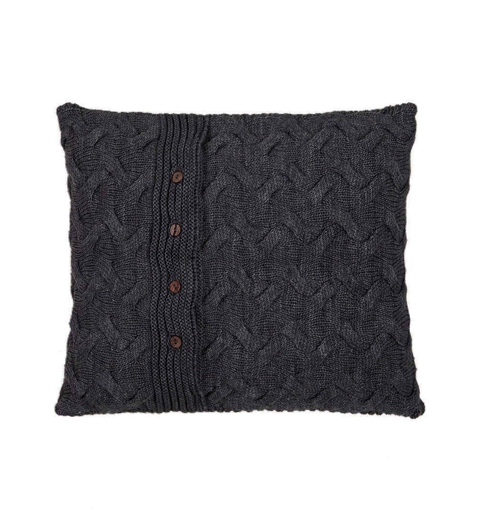 Graphite Throw Pillow Case, Varanasi