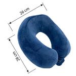 Memory Foam Travel Pillow, Nave Blue