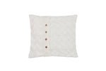 Beige Throw Pillow Case, Varanasi