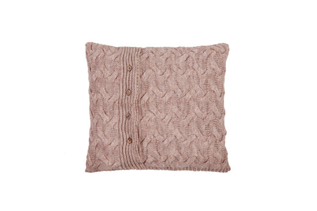Beige Throw Pillow Case, Varanasi