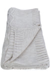 Light Grey Throw Blanket, Carmel