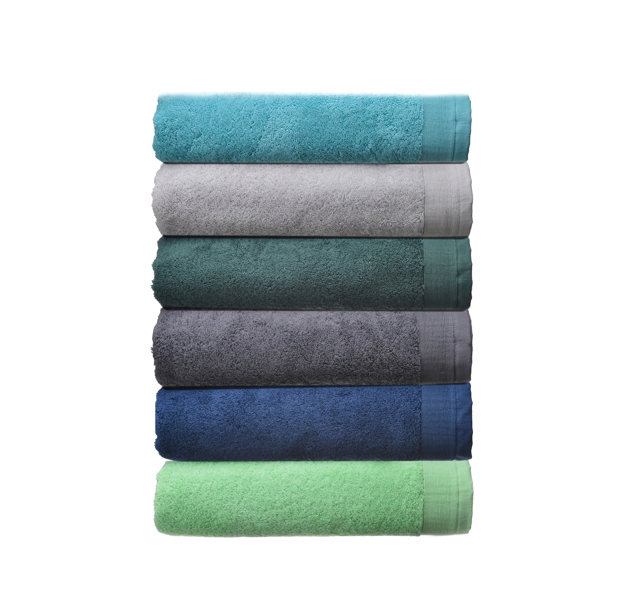 Bath Towel Set, 2 Pieces Set: Bath and Face Towel 600 grm, 100% Natural Terry Cotton, Soft Touch, Super Absorbent