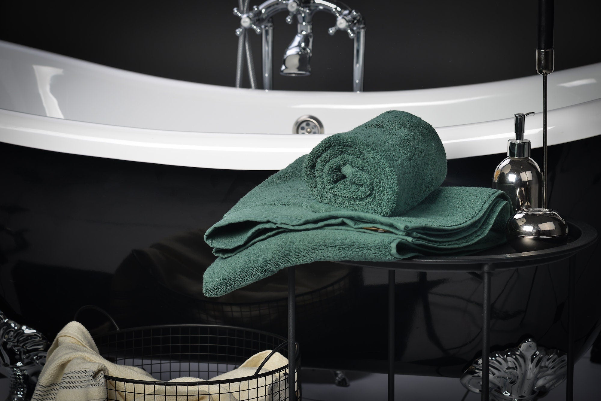 Bath Towel Set 600 grm, 2 Pieces Set: Bath and Face Towel, 100% Natural Terry Cotton, Soft Touch, Super Absorbent