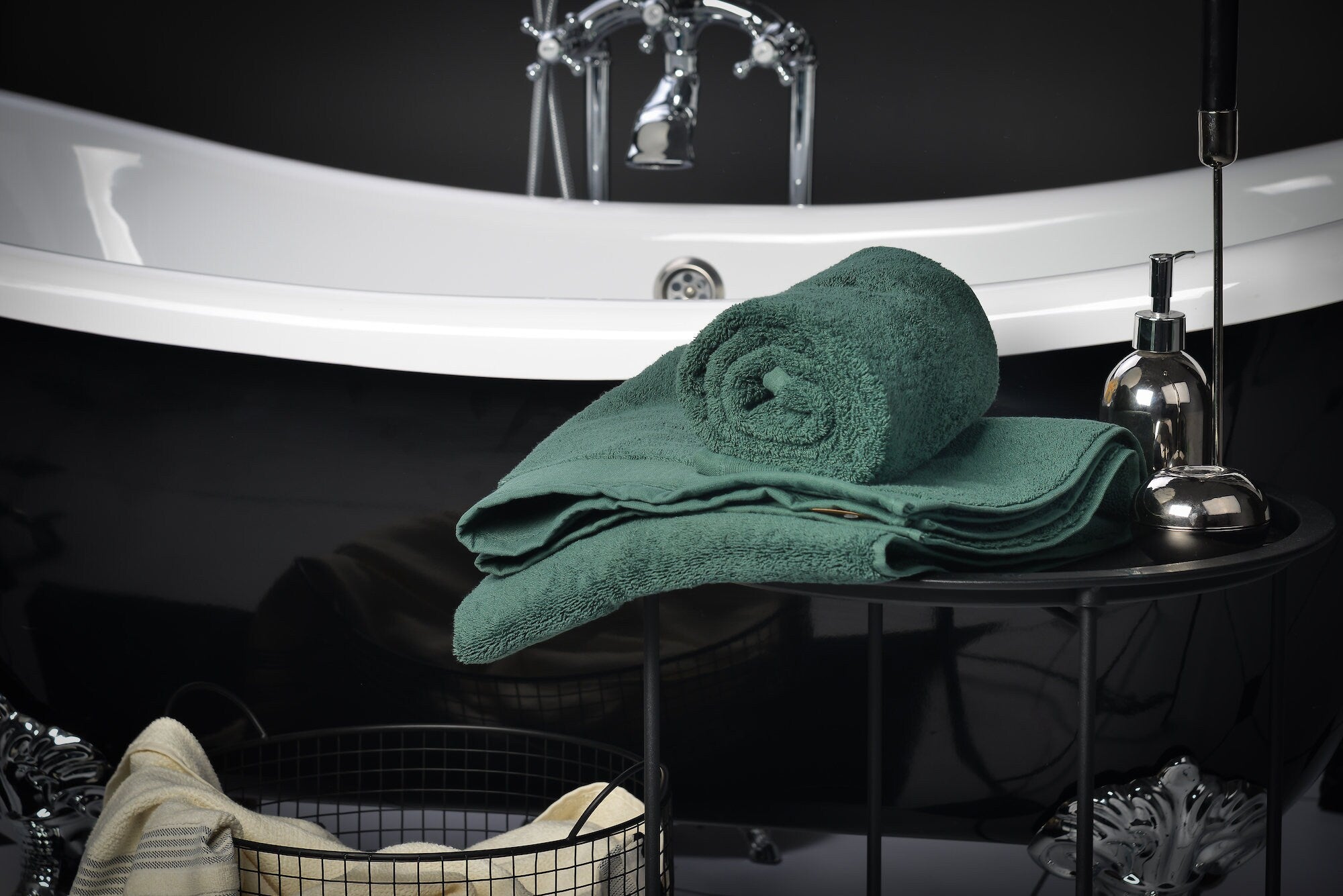2 pcs Bath Towel Set: Bath and Face Towel, Premium Turkish 100% Natural Terry Cotton, Soft Touch, Super Absorbent