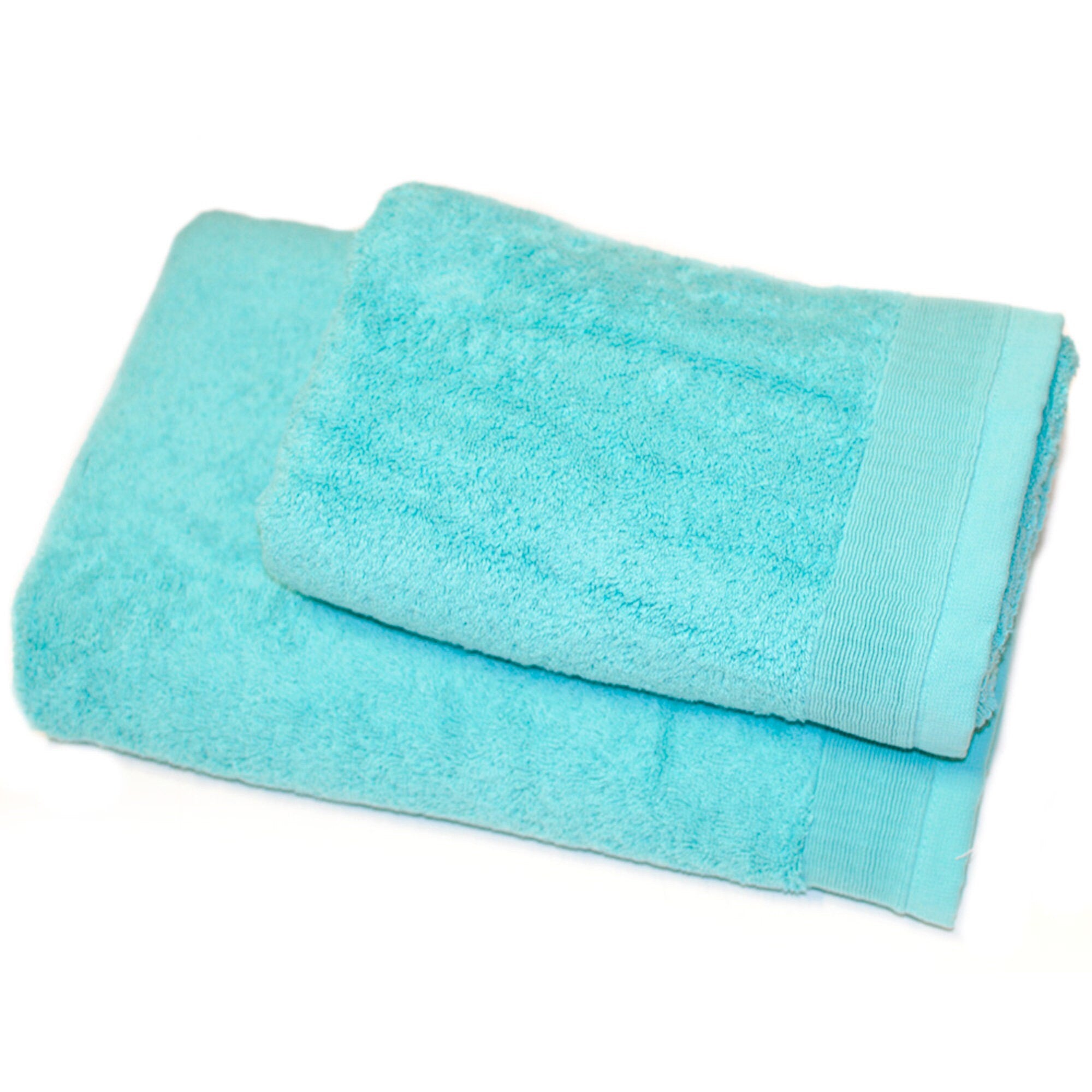 2 pcs Bath Towel Set: Bath and Face Towel, Premium Turkish 100% Natural Terry Cotton, Soft Touch, Super Absorbent