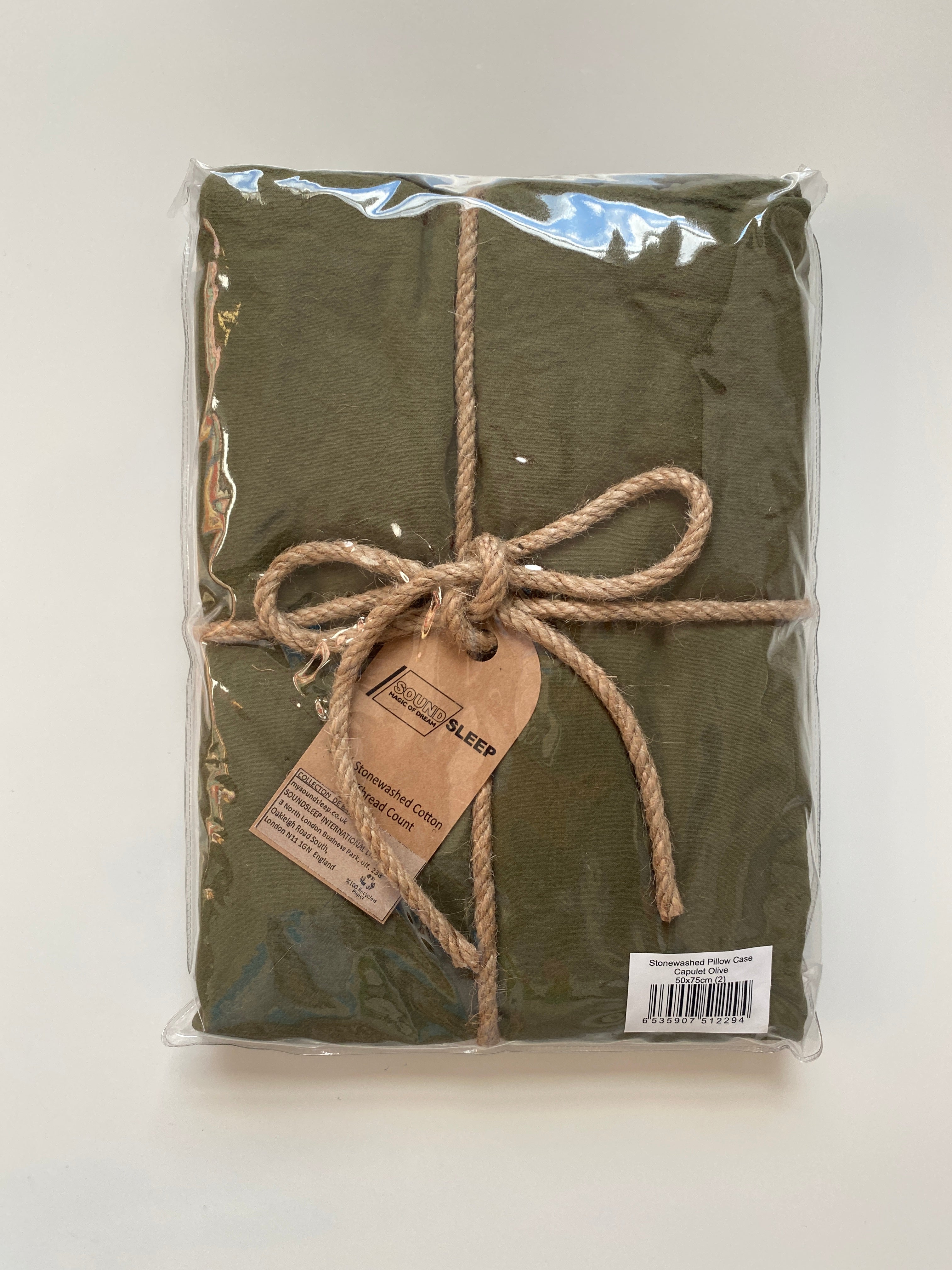 Cotton Pillow Case Set, Capulet Olive