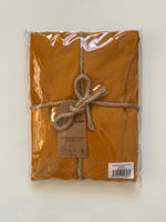 Cotton Pillow Case Set, Mustard