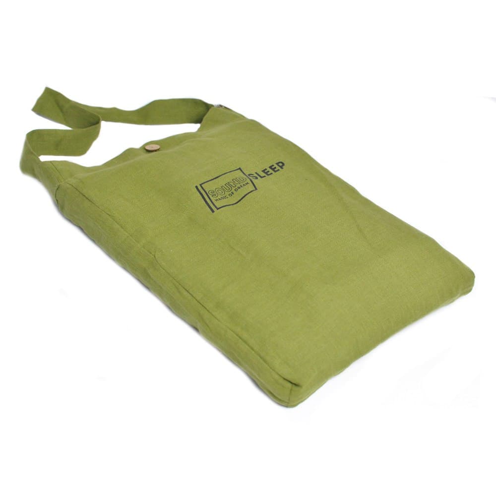 Stonewashed Linen Duvet Cover Set, Olive Green