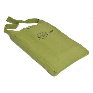 Stonewashed Linen Duvet Cover Set, Olive Green